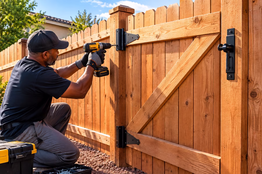  Fence and Gate Latch Repair in Albuquerque